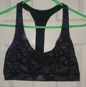 Lululemon Floral Sports Bra, Size 10